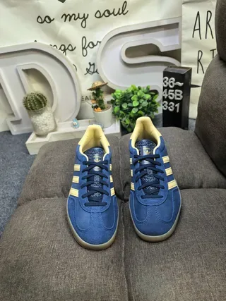 Adidas Gazelle Navy and Yellow Lifestyle Sneakers 10