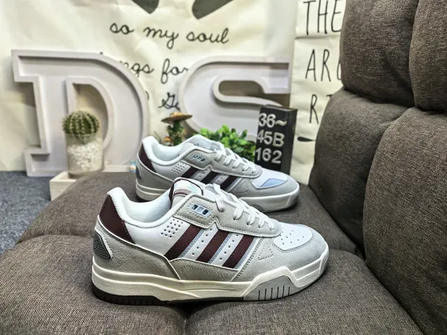 Adidas Tênis Lifestyle Cinza Preto Low-Top Camadas Sobrepostas 11