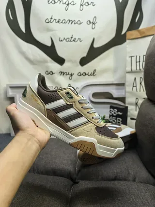 Adidas Tênis Lifestyle Cinza Preto Low-Top Camadas Sobrepostas 15