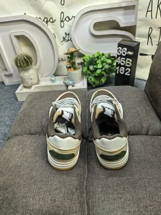Adidas Tênis Lifestyle Cinza Preto Low-Top Camadas Sobrepostas 18