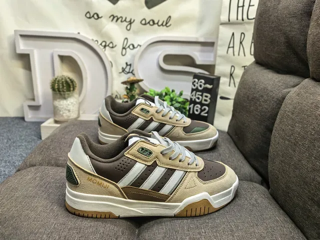 Adidas Tênis Lifestyle Cinza Preto Low-Top Camadas Sobrepostas 21