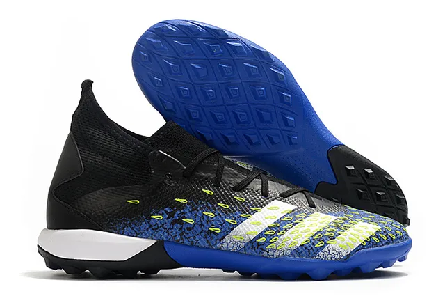 Adidas Chaussures de football turf gris orange col tricoté texturé synthétique jaula avant-pied 2