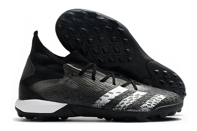 Adidas Chaussures de football turf gris orange col tricoté texturé synthétique jaula avant-pied 3