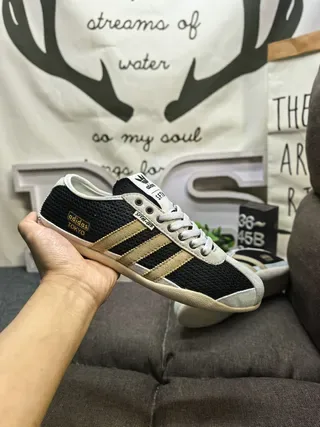 Adidas Gray Yellow Low-Top Ribbed Synthetic Upper Lifestyle Sneakers 5