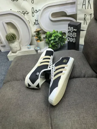 Adidas Gray Yellow Low-Top Ribbed Synthetic Upper Lifestyle Sneakers 6