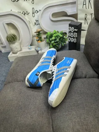Adidas Gray Yellow Low-Top Ribbed Synthetic Upper Lifestyle Sneakers 16