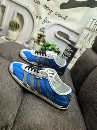 Adidas Gray Yellow Low-Top Ribbed Synthetic Upper Lifestyle Sneakers 17