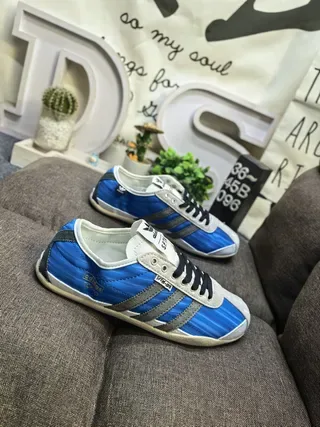 Adidas Gray Yellow Low-Top Ribbed Synthetic Upper Lifestyle Sneakers 19