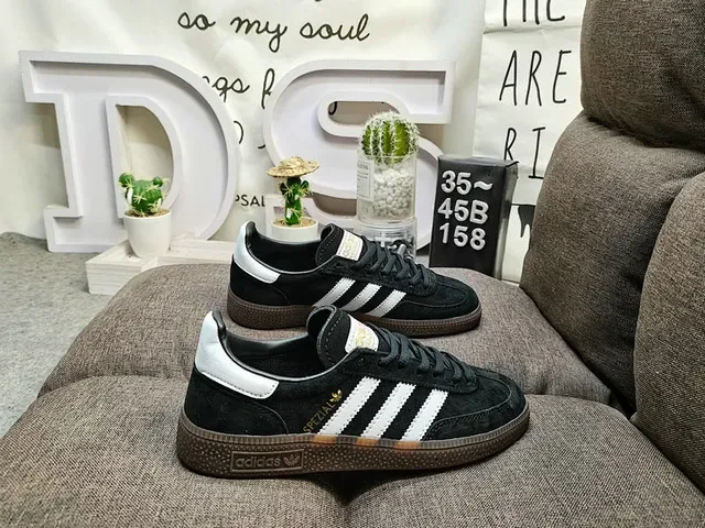 Adidas Handball Spezial White Black Brown Lifestyle Sneakers 2