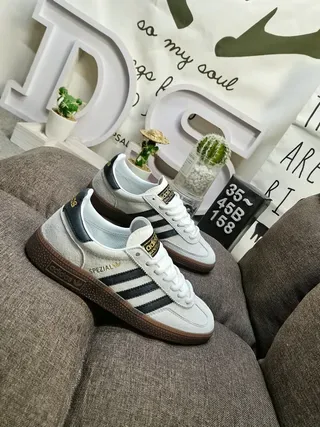 Adidas Handball Spezial White Black Brown Lifestyle Sneakers 9