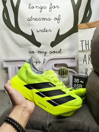 Adidas Lightstrike Pro Neon Yellow Running Shoes 5