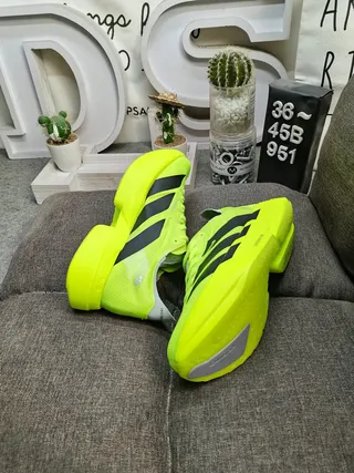 Adidas Lightstrike Pro Neon Yellow Running Shoes 6
