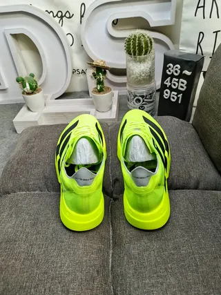 Adidas Lightstrike Pro Neon Yellow Running Shoes 8