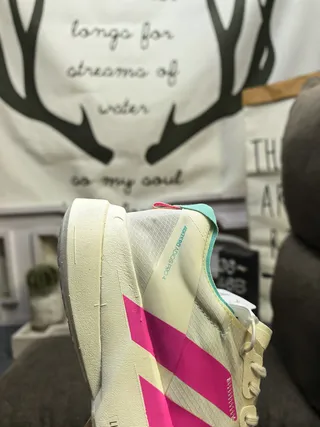 Adidas Lightstrike Pro White Pink Mint Running Shoes 3