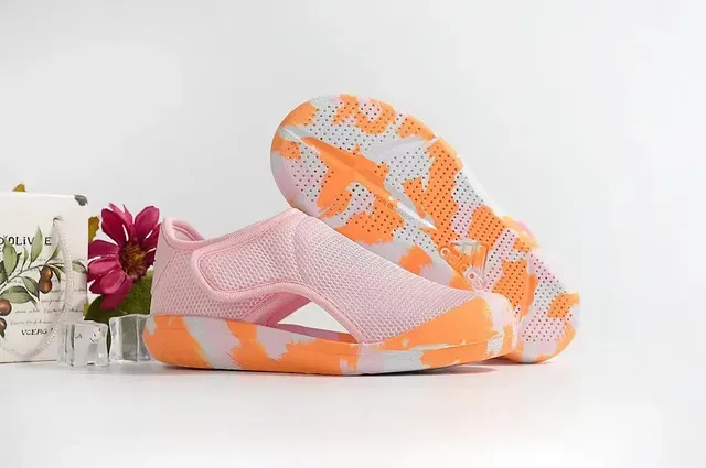Adidas Orange Mesh Slip-On Lifestyle Sneakers 4