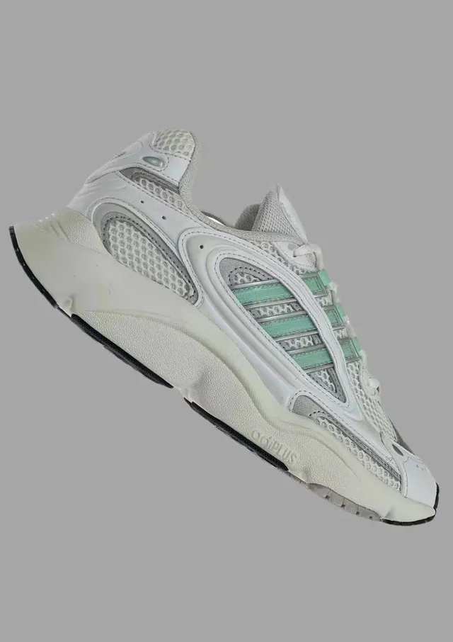 Adidas Ozweego सफेद और टील चंकी स्नीकर 2