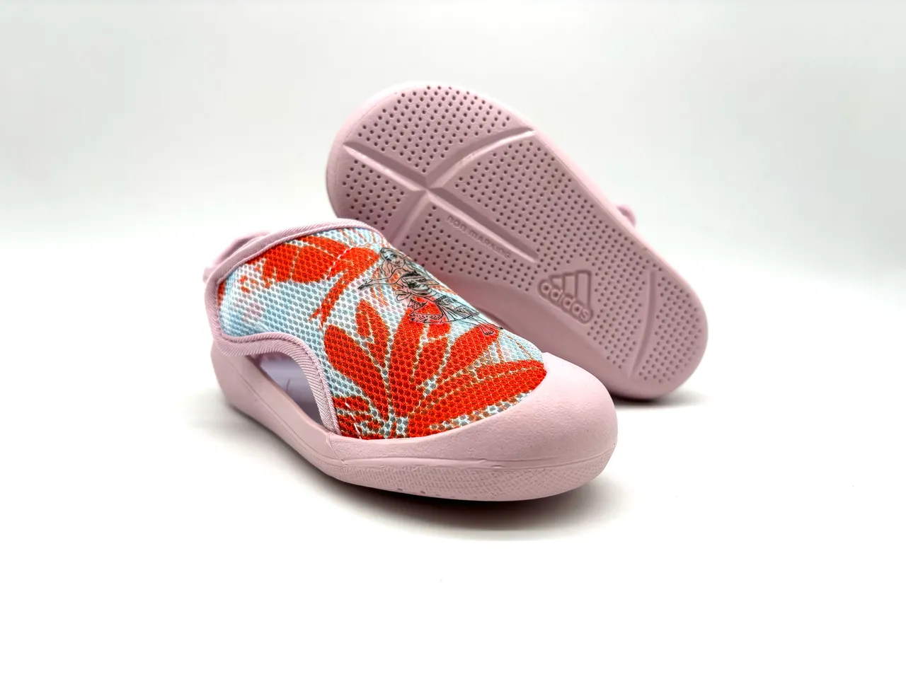 Adidas Pink Orange Slip-On Mesh Upper Casual Shoes 11