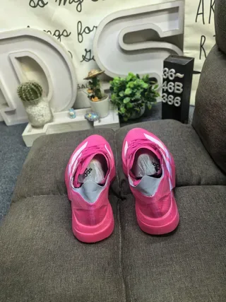 Adidas Pink White Chunky Sculpted Midsole Three-Stripe Side Branding Lifestyle Sneakers 8
