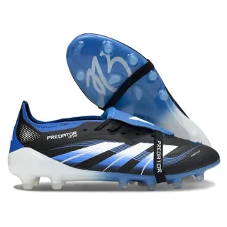 Adidas Predator Accuracy Black Blue White Firm-Ground Soccer Shoes