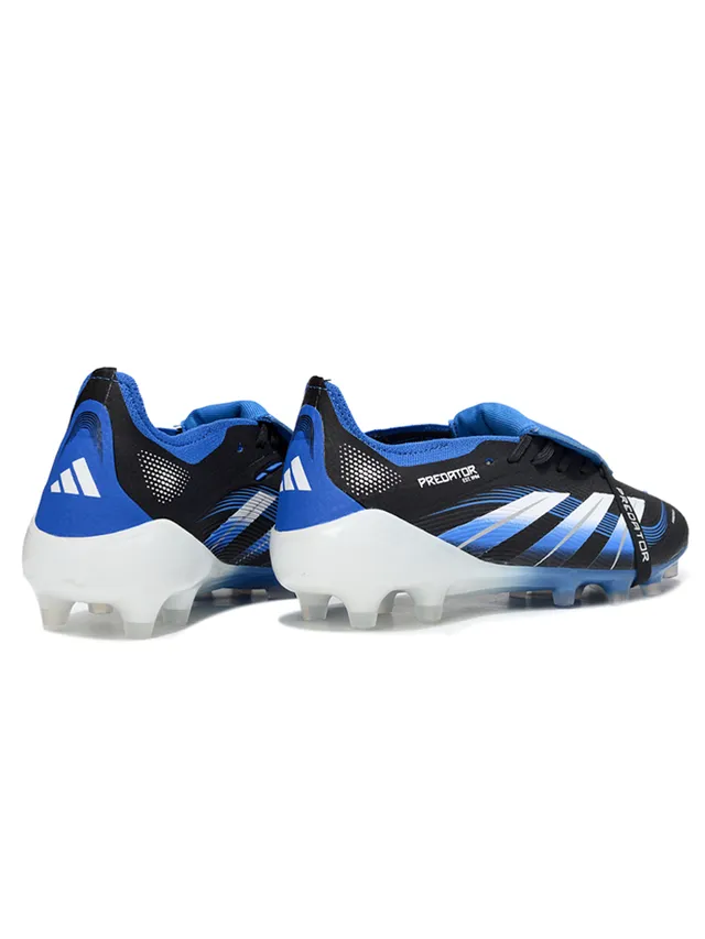 Adidas Predator Accuracy Black Blue White Firm-Ground Soccer Shoes 5
