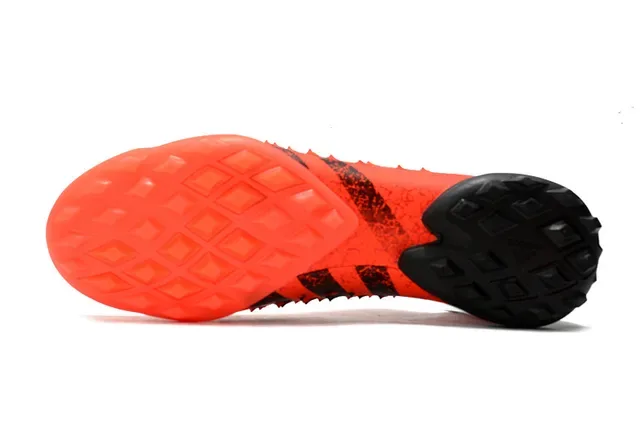 Adidas Predator Freak Demonskin Chaussures de football Turf Orange Noir 6