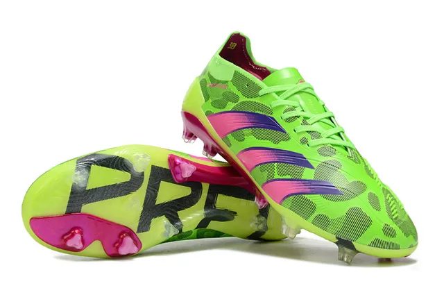 Adidas Predator Neon Lime Green Magenta Purple Firm-Ground Soccer Shoes 4
