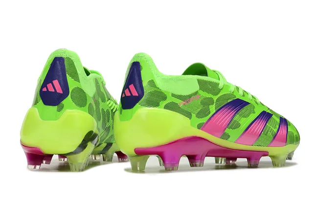 Adidas Predator Neon Lime Green Magenta Purple Firm-Ground Soccer Shoes 5