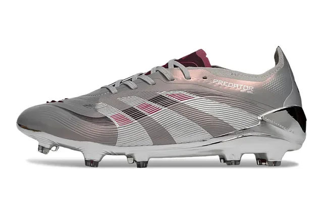 Adidas Predator Argent Rose Métallique Iridiscent Accent Terrain Ferme Chaussures de football 6