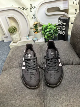 Adidas Samba Black and Beige Lifestyle Sneakers 10