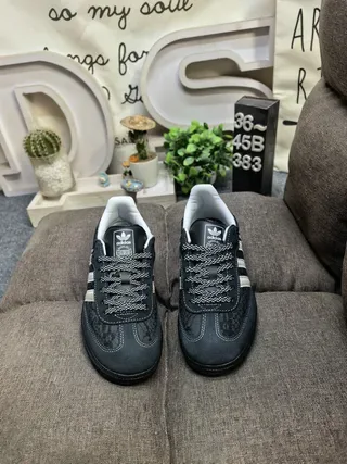 Adidas Samba Black and Beige Lifestyle Sneakers 10