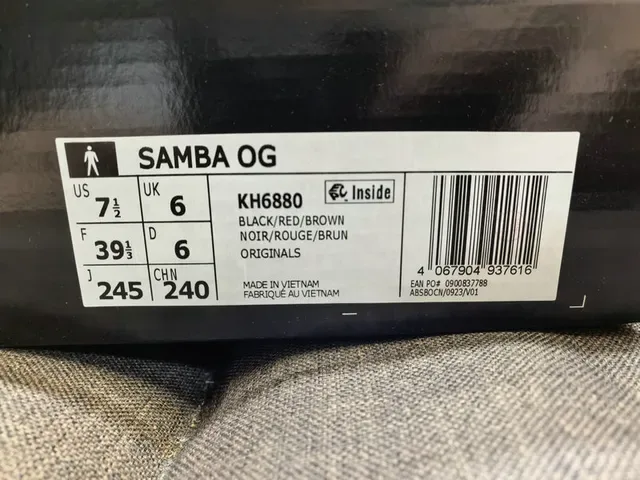 Adidas Samba Black and Pink Leather Lifestyle Sneakers 2