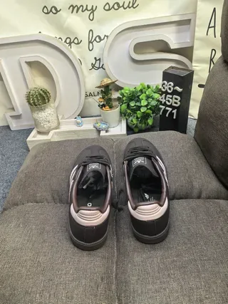 Adidas Samba Black and Pink Lifestyle Sneakers 8