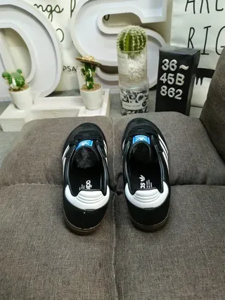 Adidas Samba Black White Gum Lifestyle Sneakers 8