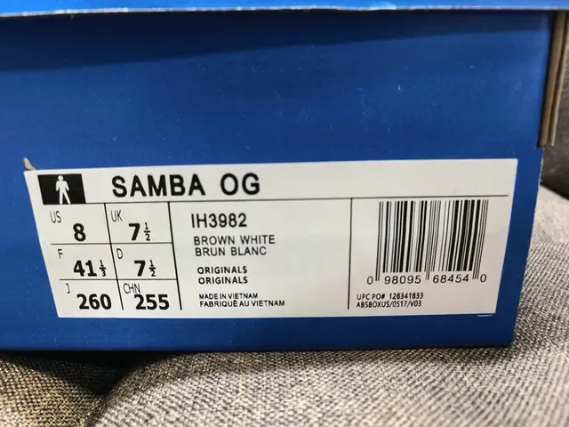 Adidas Samba Brown and White Lifestyle Sneakers 2