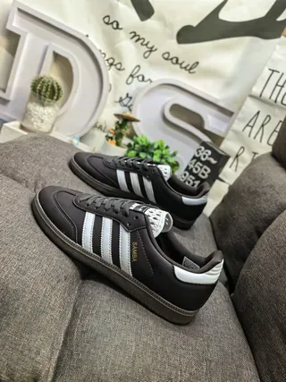 Adidas Samba Brown and White Lifestyle Sneakers 7