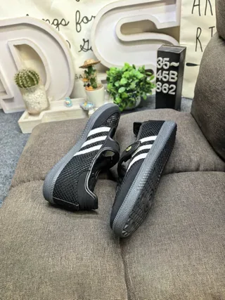 Adidas Samba Classic Black and Cream Lifestyle Sneakers 6