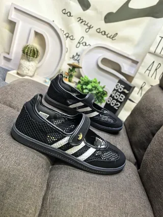 Adidas Samba Classic Black and Cream Lifestyle Sneakers 9