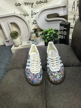 Adidas Samba Floral Jacquard Lifestyle Sneakers 10