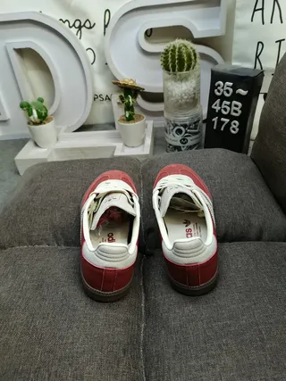 Adidas Samba Green and White Lifestyle Sneakers 8