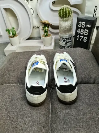 Adidas Samba Green and White Lifestyle Sneakers 18
