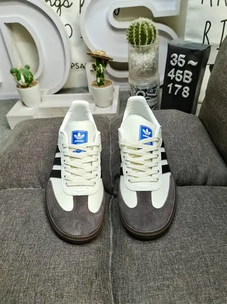 Adidas Samba Green and White Lifestyle Sneakers 20