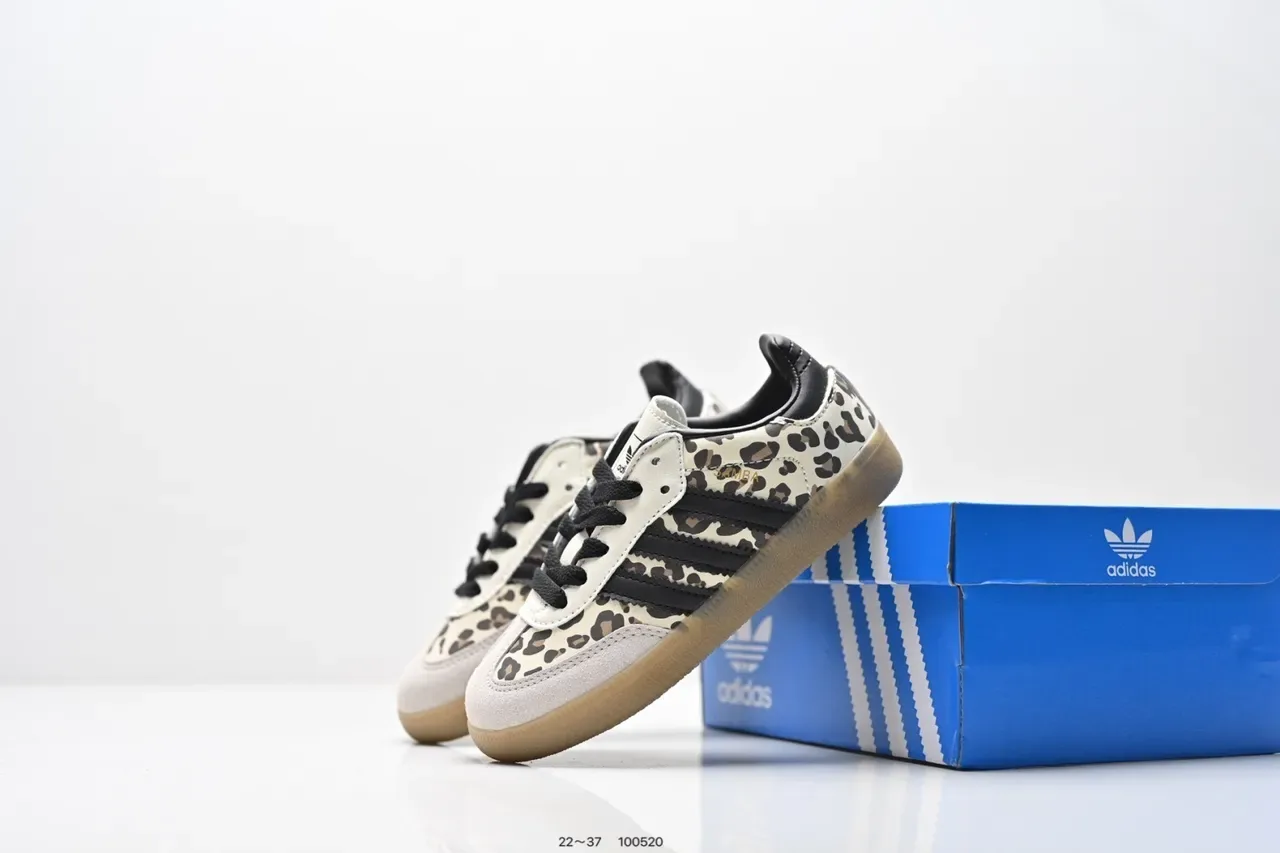 Adidas Samba Leopard-Print Lifestyle Sneakers 12