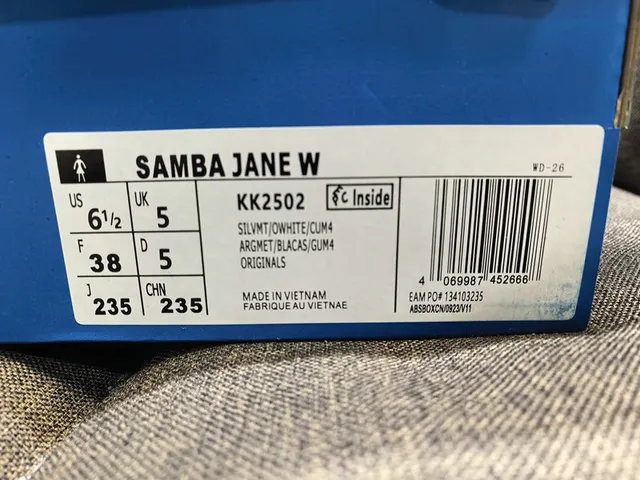 Adidas Samba Metallic Silver Laceless Lifestyle Sneakers 2