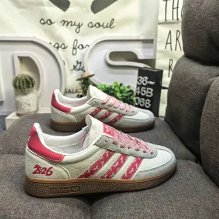Adidas Samba OG Off-White Pink Red Lifestyle Sneakers