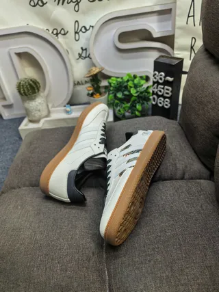 Adidas Samba OG Off-White Pink Red Lifestyle Sneakers 16