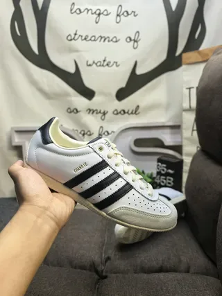 Adidas Samba OG White Black Perforated Lifestyle Sneakers 5