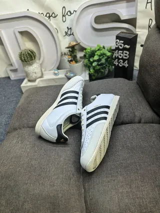 Adidas Samba OG White Black Perforated Lifestyle Sneakers 6