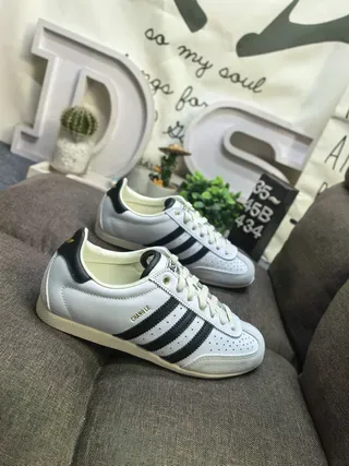 Adidas Samba OG White Black Perforated Lifestyle Sneakers 9