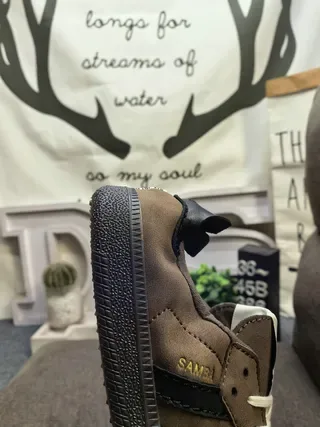 Adidas Samba Olive Brown Suede Lifestyle Sneakers 3