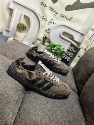 Adidas Samba Olive Brown Suede Lifestyle Sneakers 9